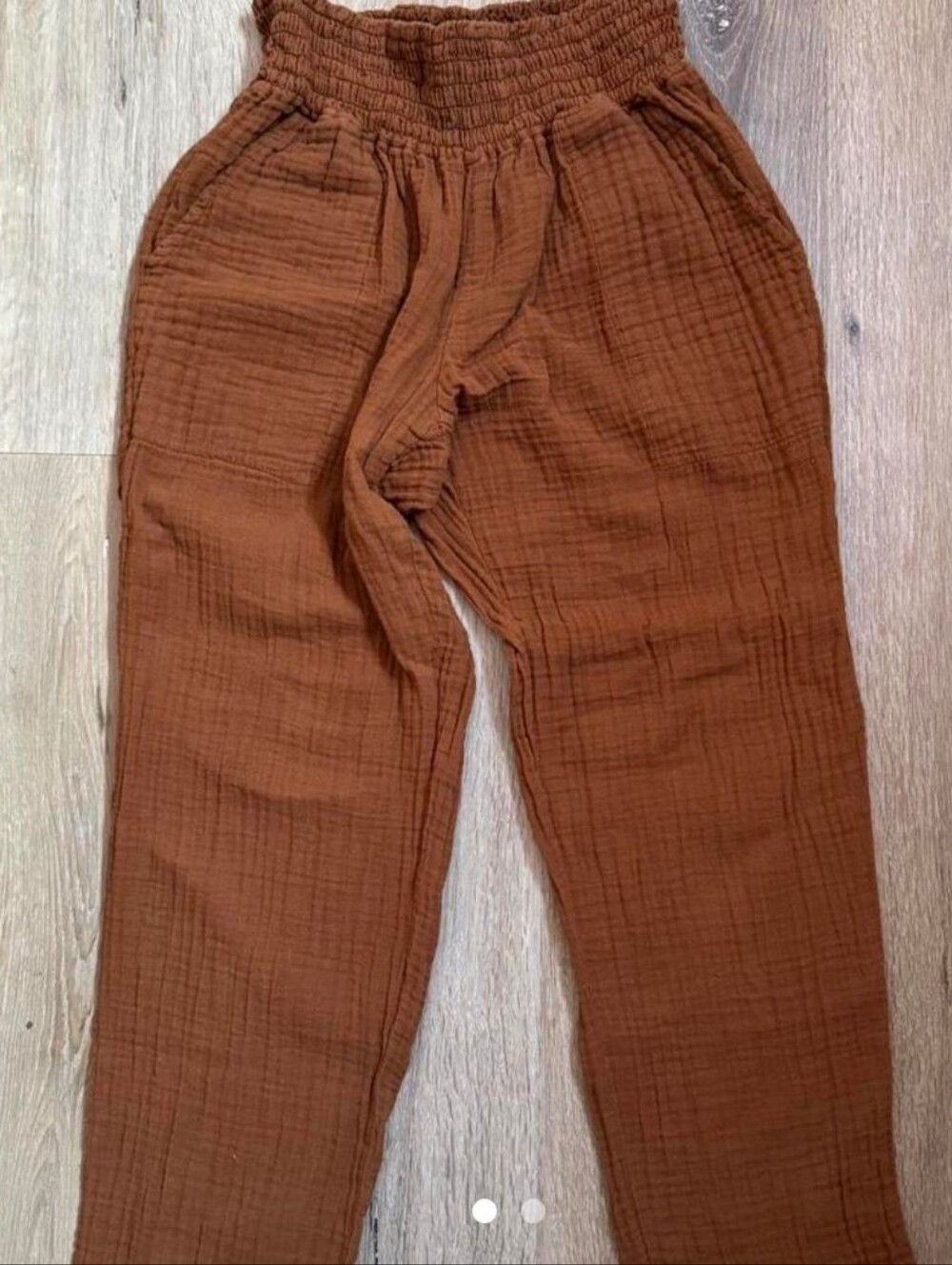Emme Mama Cotton Gauze Transitional Pants